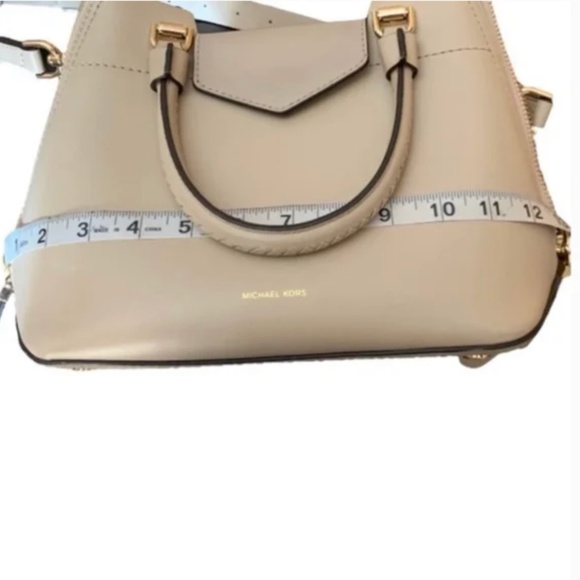 MICHAEL KORS Mercer Mauve Satchel Crossbody Handbag - Picture 5 of 9